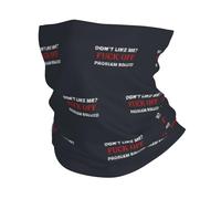 Dont Like Me Fuck off Problem Solved Unisex Passamontagna Tubolare Protezione Solare Fascia Collo Antivento Sciarpa Tubolare per Montagna Sport Moto Escursionismo
