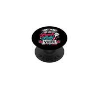 Dont Make Me Use My Lunch Lady Voice PopSockets PopGrip Adesivo