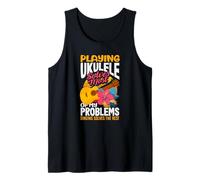 Dont Make Me Use My Ukulele Voce Divertente Musicista Canotta