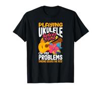 Dont Make Me Use My Ukulele Voce Divertente Musicista Maglietta