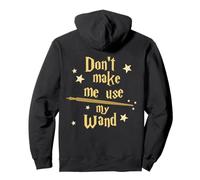 Don't Make Me Use My Wand Wizard Teacher Magic Fiction Book Felpa con Cappuccio