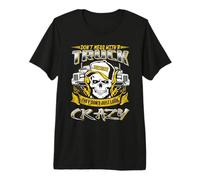 Don't Mess with A Truck Driver Funny Trucker Dad Maglietta Premium