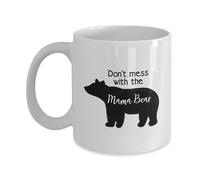 Dont Mess With The Mama Bear Mama Tazza Colazione Unico Tazzine Da Caffè Ceramica Tazza Per Cappuccino Tè Latte 330Ml