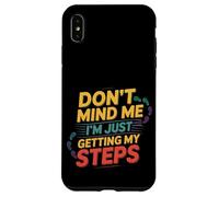 Don't Mind Me I'm Just Getting My Steps Salute a piedi ----- Custodia per iPhone XS Max