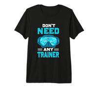 Don't Need Any Trainer Funny Scuba Dive Diver Diving Maglietta Premium