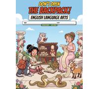 Don't Open the Backpack! English Language Arts Notebook: College Ruled Large Notebook for Girls with Funny Greek Myth Comic Characters, Grammar and Writing Cheat Sheets Inside, 200 Pages