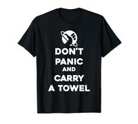Don't Panic and Carry A Towel - Towel Day 25 maggio Maglietta
