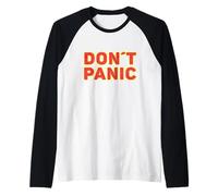 Don't Panic Vintage, Sarcastico per Evitare Il panico Maglia con Maniche Raglan