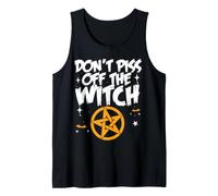 Don't Piss off The Witch Divertente Sarcastico Halloween Witch Canotta