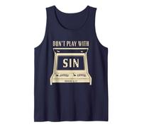 Don't Play with sin - Retro Arcade Game Christian Gospel Canotta