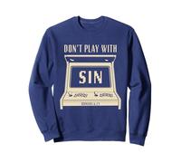 Don't Play with sin - Retro Arcade Game Christian Gospel Felpa