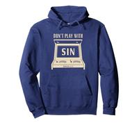 Don't Play with sin - Retro Arcade Game Christian Gospel Felpa con Cappuccio
