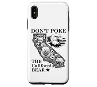 Don't Poke Bear California Republic State Park US Democracy Custodia per iPhone XS Max