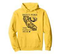 Don't Poke Bear California Republic State Park US Democracy Felpa con Cappuccio