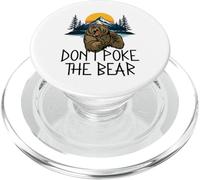 Don't Poke The Bear Warning Funny Grizzly Spirit Animal PopSockets PopGrip per MagSafe