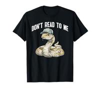 Don't Read To Me Anti-Book Pigro antisociale - Maglietta
