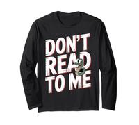 Don't Read To Me Anti-Libro Pigro e antisociale - Maglia a Manica