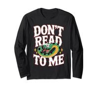 Don't Read To Me Anti-Libro Pigro e antisociale |- Maglia a Manica