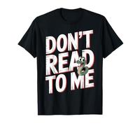 Don't Read To Me Anti-Libro Pigro e antisociale - Maglietta