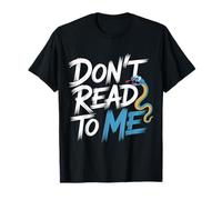 Don't Read To Me Anti-Libro Pigro e antisociale ||- Maglietta