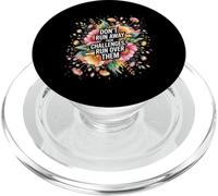 Don't Run Away From Challenges Run Over Them - PopSockets PopGrip per MagSafe
