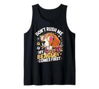 Don't Rush Me My Beagle Comes First Dog Lover Canotta