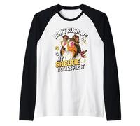 Don't Rush Me My Sheltie Comes First Funny Maglia con Maniche Raglan
