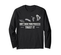 Don't Rush Your Process Inspirational Journey Citazione Maglia a Manica