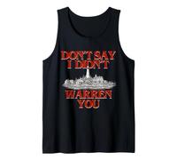 Don't Say I Didn't Warren You Lighthouse Coastal Humor Canotta