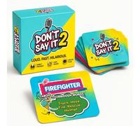 Don't Say It! Gioco di feste con parole proibite indovinando - 50 divertenti carte interattive, gioco da tavolo per riunioni di famiglia, regalo per viaggi in campeggio e rompighiaccio