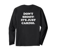 Don't Shoot! It's Just Cardio | Completo Cardio Lustiges | Maglia a Manica