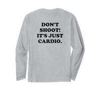 Don't Shoot! It's Just Cardio | Completo Cardio Lustiges | Maglia a Manica