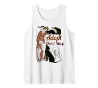 Don't Shop Adopt. Dog, Cat, Rescue Animal Rights Canotta