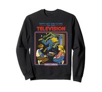 Don't Sit Too Close Monsters Retro Vintage Funny Adult Humor Felpa
