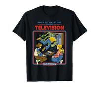 Don't Sit Too Close Monsters Retro Vintage Funny Adult Humor Maglietta