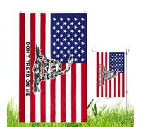 Don't Snack On Me - Bandiere Paese Per Interni 35 × 59 Pollici | Serpente A Campanello Festa Del Tè Bifacciale All'aperto, Bandiere Libertarie Di Gads