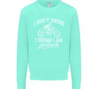 Don'T Snore i Dream Im A Motociclista Bambini Felpa Maglioncino