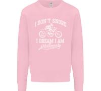 Don'T Snore i Dream Im A Motociclista Bambini Felpa Maglioncino