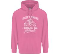 Don'T Snore i Dream Im A Motociclista Uomo Felpa