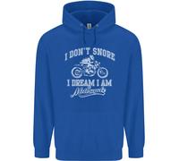 Don'T Snore i Dream Im A Motociclista Uomo Felpa