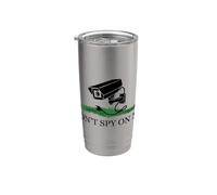 Dont Spy On Me Telecamera Privacy Sorveglianza Bicchiere termico in acciaio inox doppia parete