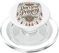 Don't Stop Praying BOHO Christian retrò PopSockets PopGrip per MagSafe