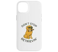 Don't Stop Retrievin' Divertente Golden Retriever Beer Dog Lover Custodia per iPhone 14 Plus