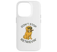 Don't Stop Retrievin' Divertente Golden Retriever Beer Dog Lover Custodia per iPhone 14 Pro