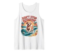 Don't Stop Retrieving Golden Retriever Funny Dog Lover Veterinario Canotta