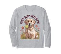 Don't Stop Retrieving Golden Retriever Funny Dog Lover Veterinario Maglia a Manica