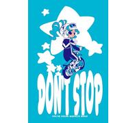 Don't stop you're doing wheelie great! dot grid notebook (blue variant): Cute motorcycle girl | Dot gridded notebook 5 x 5 mm | 192 pages | 5.5 x 8.5 hardcover | Designer made