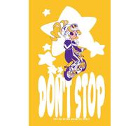 Don't stop you're doing wheelie great! dot grid notebook (yellow variant): Cute motorcycle girl | Dot gridded notebook 5 x 5 mm | 192 pages | 5.5 x 8.5 hardcover | Designer made