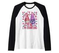 Dont Talk To Me Im Counting Knitting & Chrocheter Mom Quote Maglia con Maniche Raglan