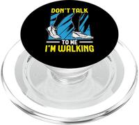 Don't Talk To Me I'm Walking Cardio Fitness Esercizio Walk PopSockets PopGrip per MagSafe